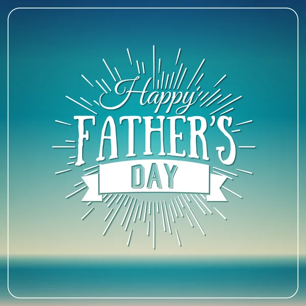 Father's Day kalligrafische ontwerpen — Stockvector