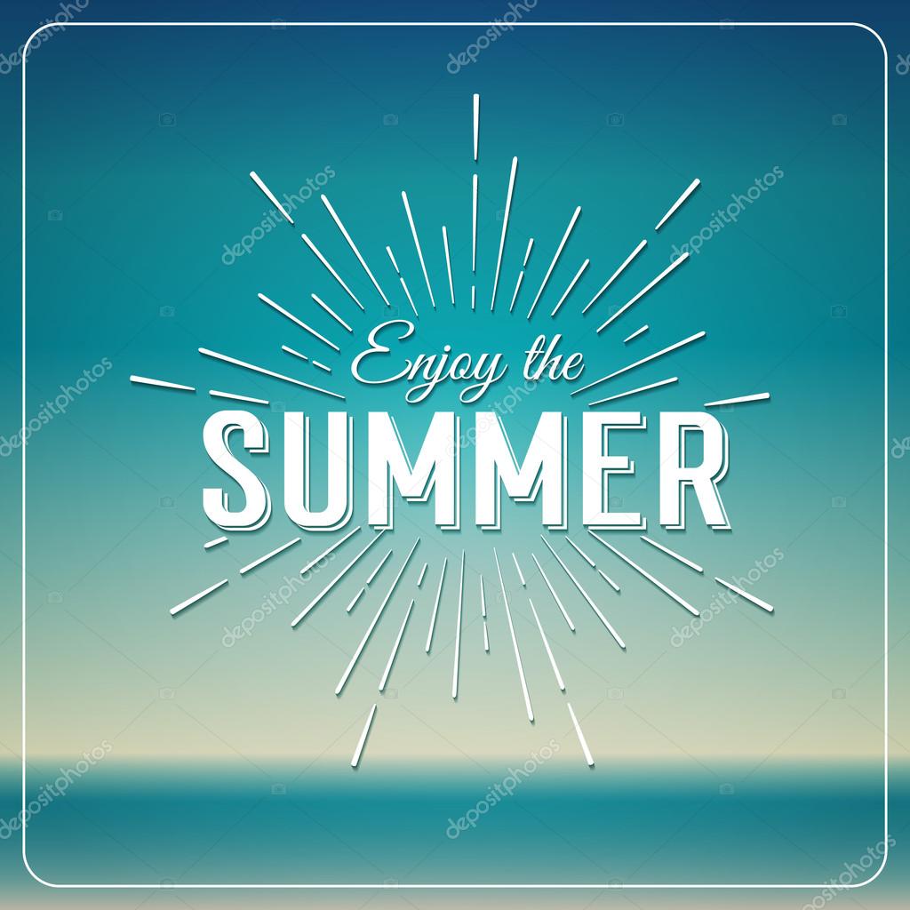 Vector illustration of Retro elements for Summer calligraphic designs. All for Summer holidays, tropical paradise, sea, sunshine, weekend tour, beach vacation, adventure labels