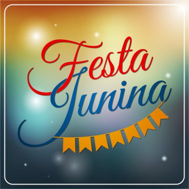 Festa Junina party background clipart