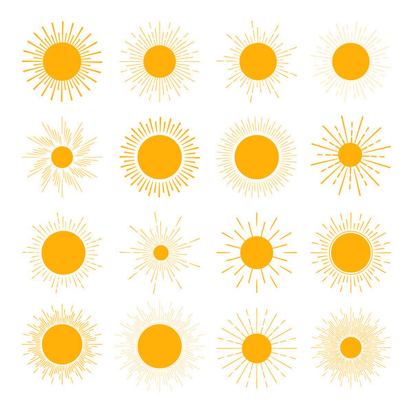 orange sun icons.