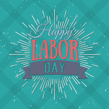 Mutlu İşçi Bayramı posteri.