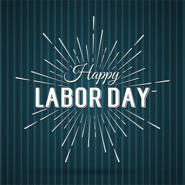 Mutlu İşçi Bayramı Tasarım poster.