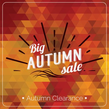 sonbahar satış logosu.