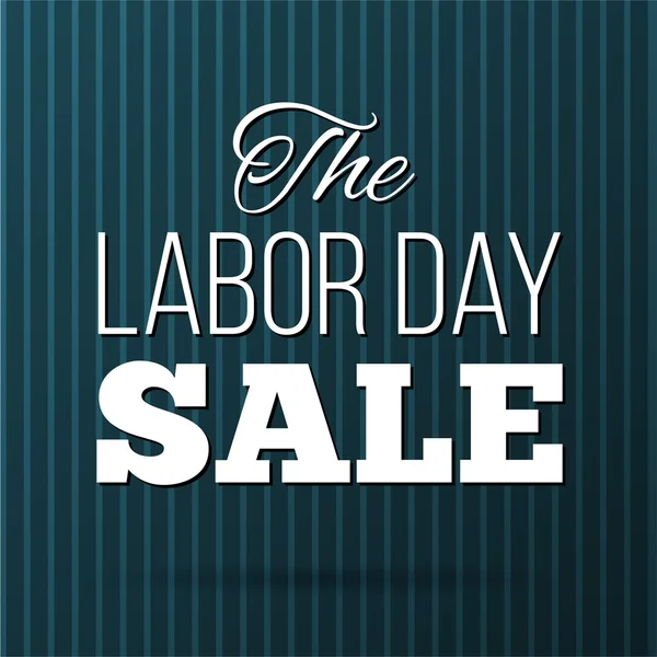 Labor Day Sale design poster.