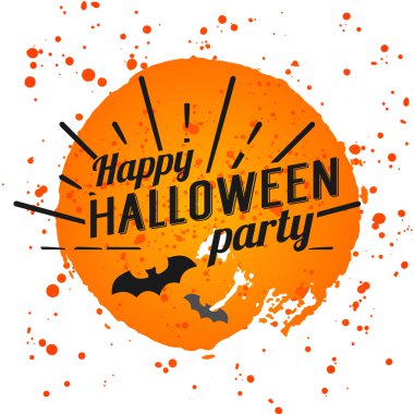 Mutlu Cadılar Bayramı partisi poster