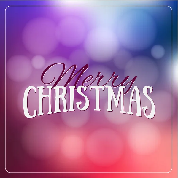 Boldog Christmascalligraphic Design címke — Stock Vector