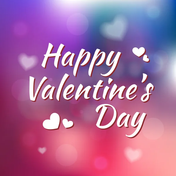 День Святого Валентина листівку з сердечками — стоковий вектор