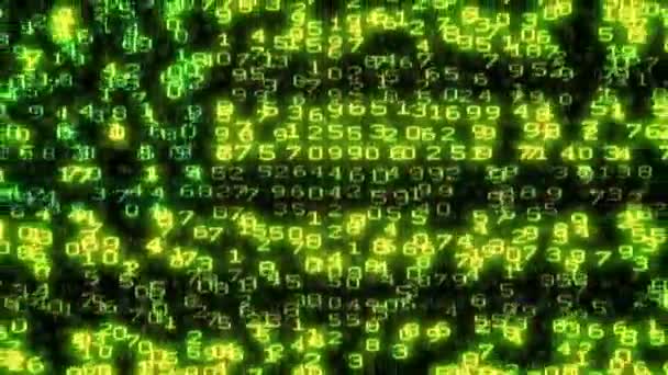 Drapeau Cyber USA - Matrice de codes de données numériques — Video