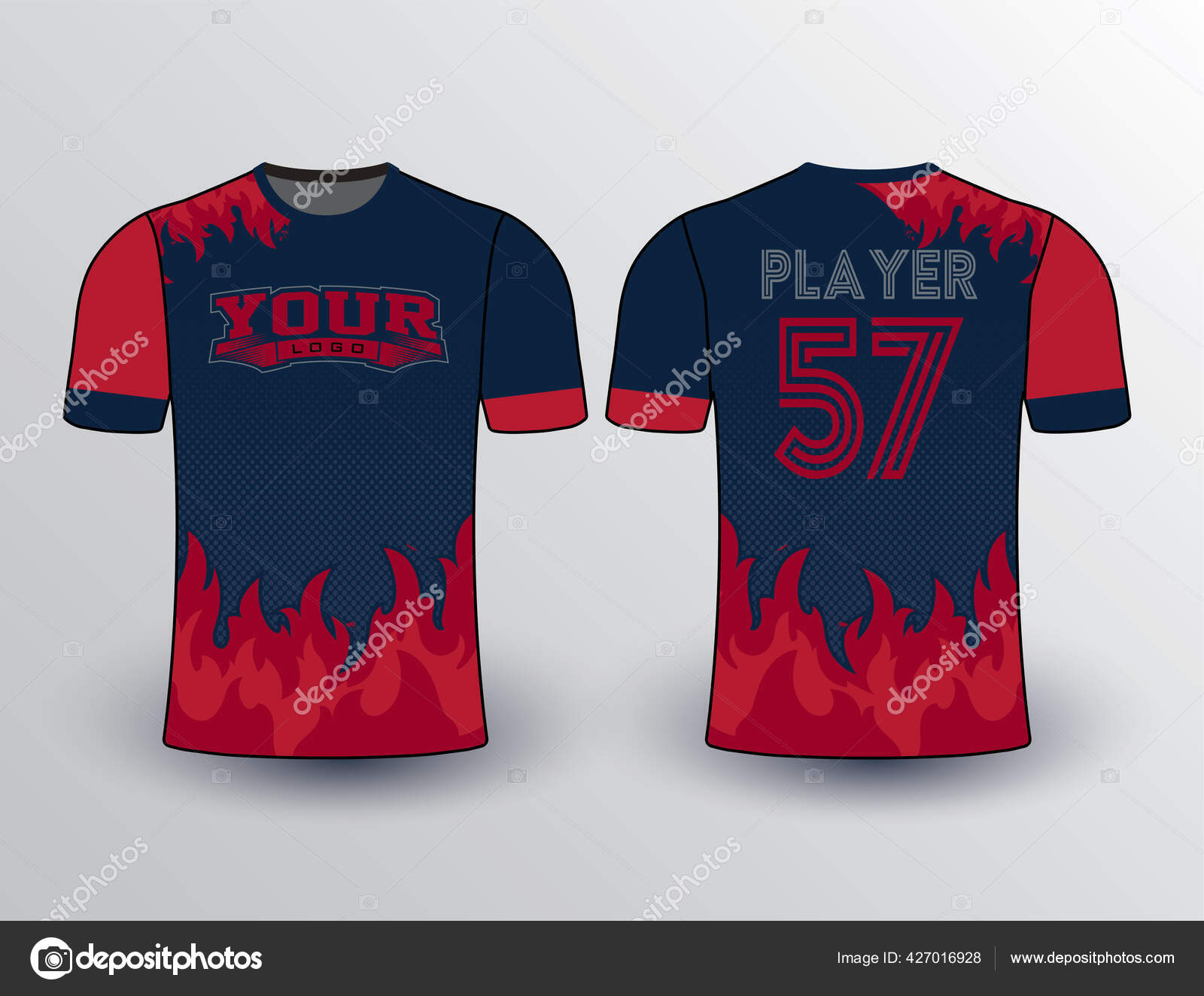 Hockey Jersey designs, themes, templates and downloadable graphic