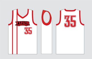 Basketbol spor malzemeleri şablonu tüm sporlar için mükemmel. Tasarımlar gündelik kıyafetlere, gömleklere, modaya ve her türlü spor kıyafetine uygun.. 