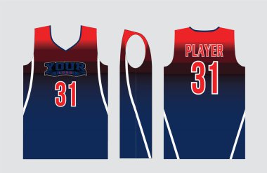 Basketbol spor malzemeleri şablonu tüm sporlar için mükemmel. Tasarımlar gündelik kıyafetlere, gömleklere, modaya ve her türlü spor kıyafetine uygun.. 