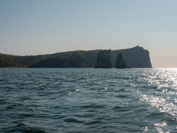 Ausfahrt Auf Einer Jacht Die Avacha Bay Des Pazifischen Ozeans — Stockfoto