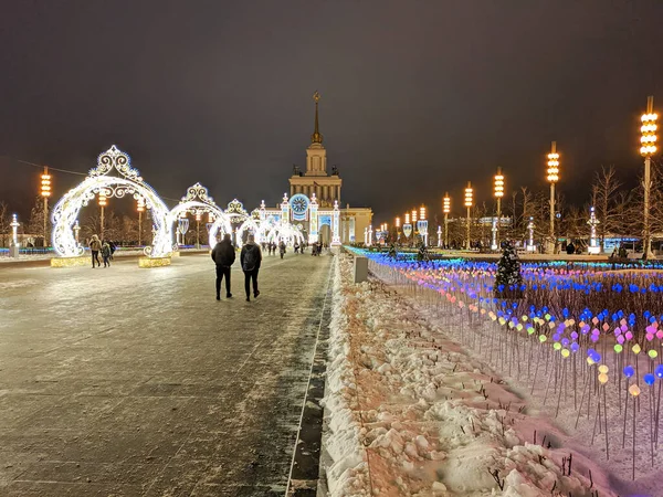 Moskova Rusya Aralık 2020 Vdnkh Park Moskova Daki Büyük Sergi — Stok fotoğraf