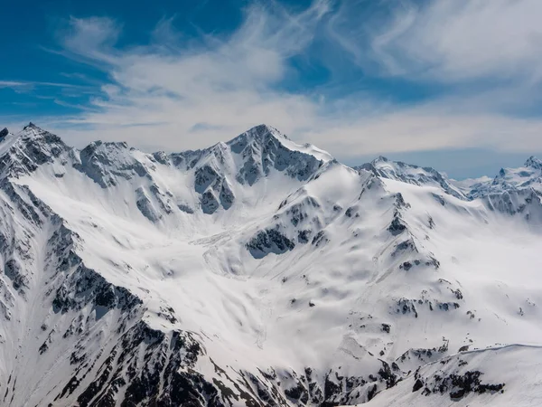 Blick Auf Das Kaukasusgebirge Vom Cheget Höhe 3050 Meter Kabardino — Stockfoto