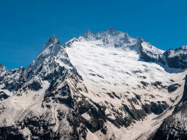 Blick Vom Berg Mussa Achitara Auf Die Kaukasische Bergkette Schöne — Stockfoto