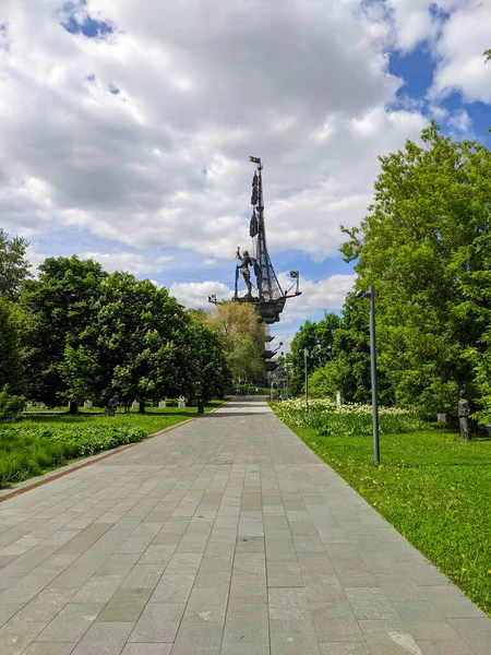 러시아 모스크바 2021 그레이트의 지역의 수직적 — 스톡 사진