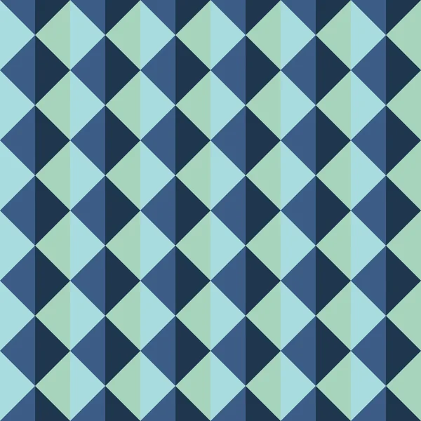Бесшовный рисунок треугольников с различными оттенками синего — стоковый вектор