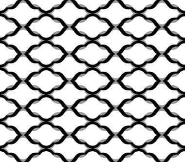 Titreşim ile seamless modeli. Soyut geometrik desen