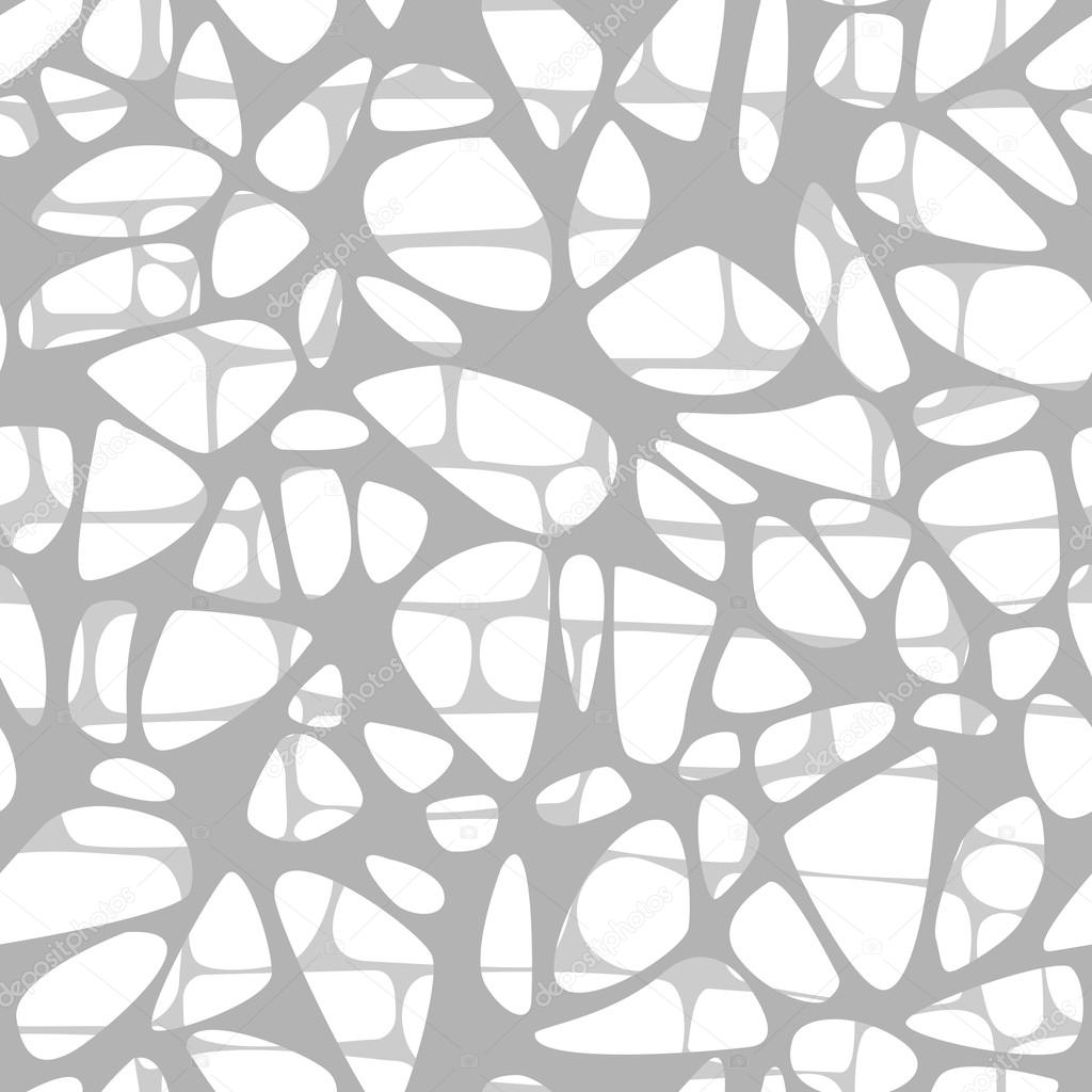 Seamless abstract pattern with bionic grid