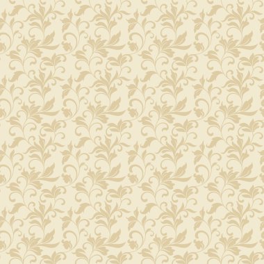 Hafif bir arka plan üzerinde klasik oyma ile ihale seamless modeli. Vintage tarzı.