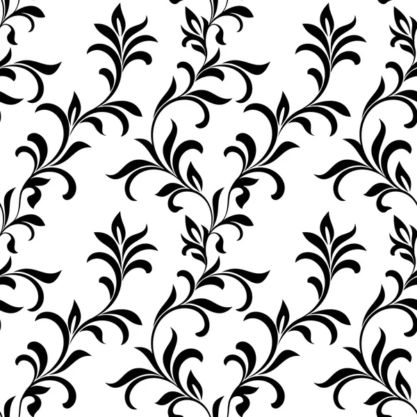 Elegant seamless pattern with classic tracery on a white background. — Stock Vector