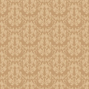 Eski Vintage duvar kağıdı. Klasik seamless modeli