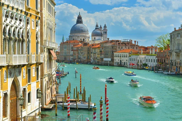 Grand Canal in spring, Venice, Italy.