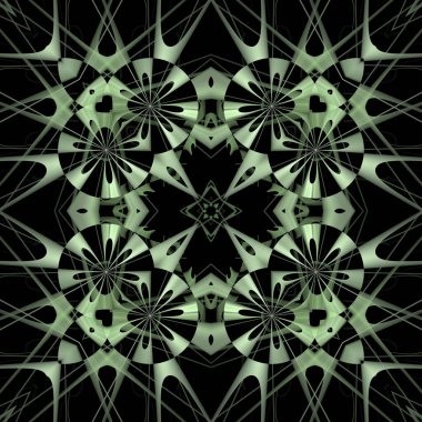 Kaleydoskop soyut güzel fantezi fraktal çizim