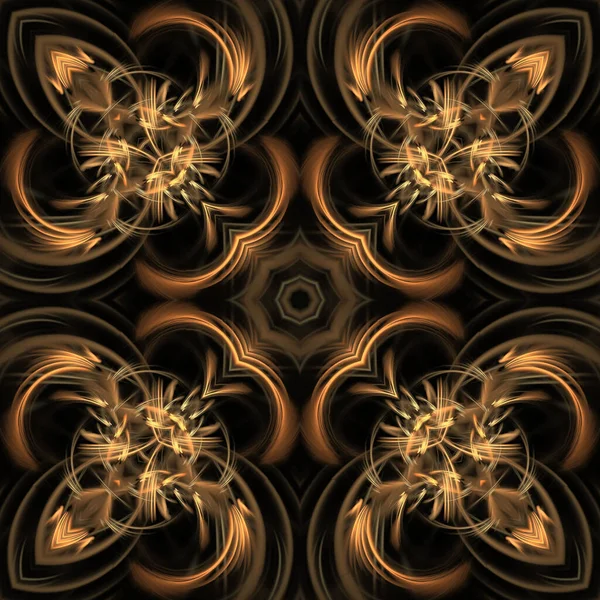 Kaleidoscope Abstractart Όμορφη Φαντασία Φράκταλ Γραφική Απεικόνιση — Φωτογραφία Αρχείου