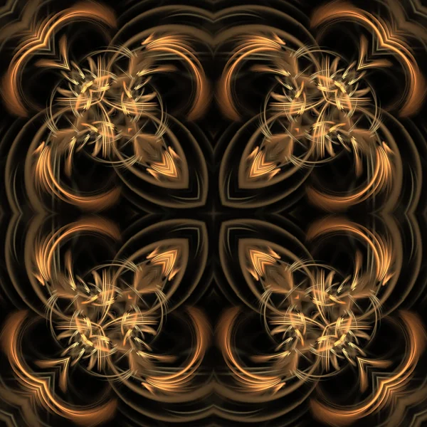 Kaleidoscoop Abstractart Mooie Fantasie Fractal Grafische Illustratie — Stockfoto