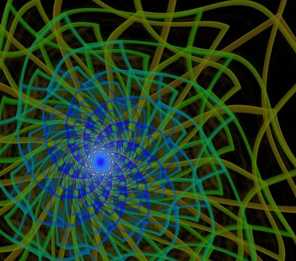 Çizimler saykodelik fraktal fraktal fraktal geometrik renkli süsleme 3D