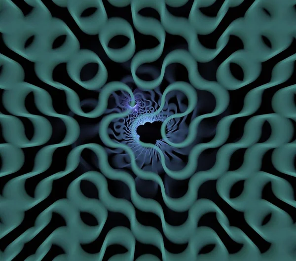 Çizimler saykodelik fraktal fraktal fraktal geometrik renkli süsleme 3D