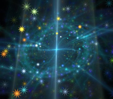 Çizimler saykodelik fraktal fraktal fraktal geometrik renkli süsleme 3D