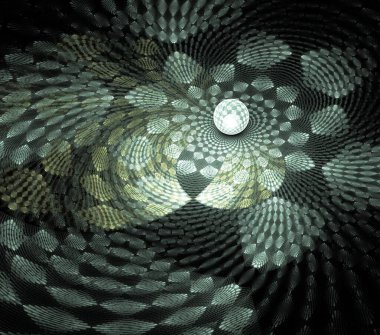 Çizimler saykodelik fraktal fraktal fraktal geometrik renkli süsleme 3D