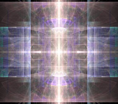 Çizimler saykodelik fraktal fraktal fraktal geometrik renkli süsleme 3D