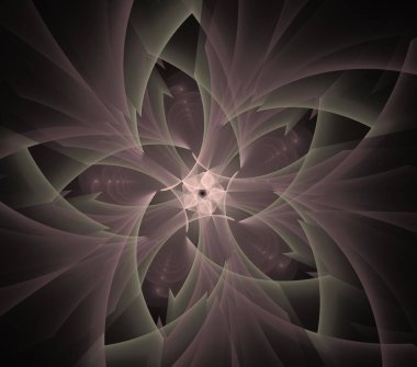 Çizimler saykodelik fraktal fraktal fraktal geometrik renkli süsleme 3D