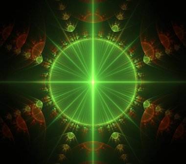 Çizimler saykodelik fraktal fraktal fraktal geometrik renkli süsleme 3D