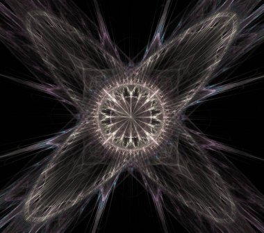 Çizimler saykodelik fraktal fraktal fraktal geometrik renkli süsleme 3D