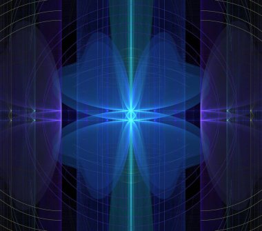 Ilustrations psychedelic fraktal fraktal geometrik renkli süsleme 3D