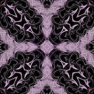 Kaleydoskop soyut sanat güzel fantezi fraktal resimli mandala