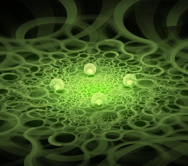 Çizimler saykodelik fraktal fraktal fraktal geometrik renkli süsleme 3D