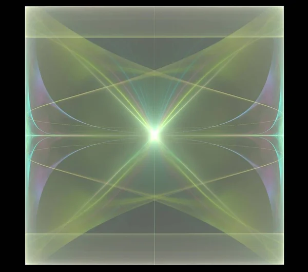 Çizimler Saykodelik Fraktal Fraktal Fraktal Geometrik Renkli Süsleme — Stok fotoğraf