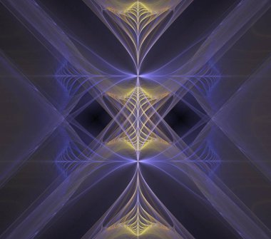 Çizimler saykodelik fraktal fraktal fraktal geometrik renkli süsleme 3D