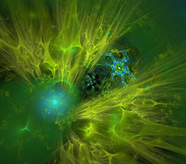 Çizimler saykodelik fraktal fraktal fraktal geometrik renkli süsleme 3D