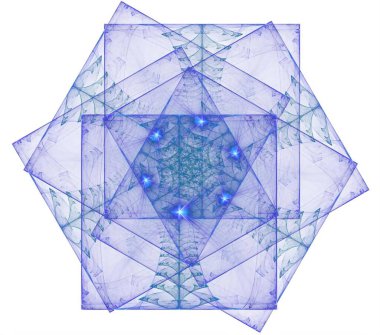 Çizimler saykodelik fraktal fraktal fraktal geometrik renkli süsleme 3D