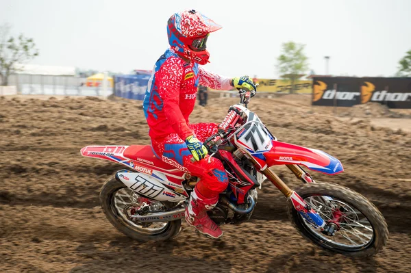 Motocross ryttare Evgeny Bobryshev — Stockfoto