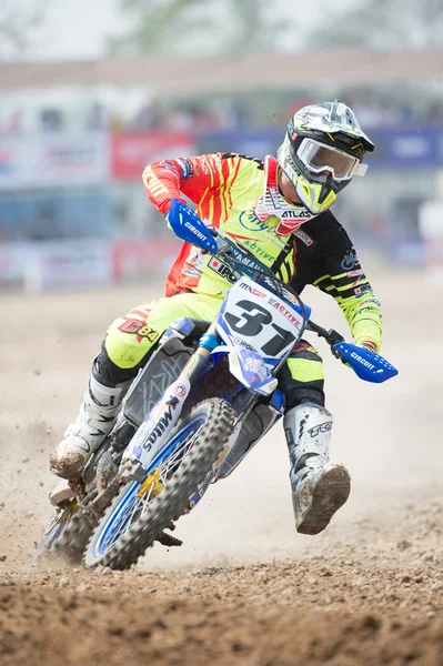 Motocross ryttare Alex Snow — Stockfoto