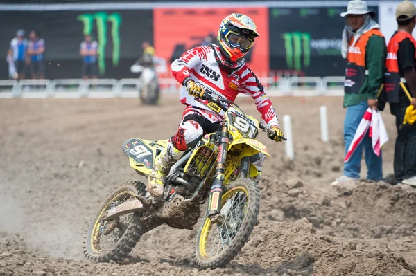 Motocross ryttare Jeremy Seewer — Stockfoto