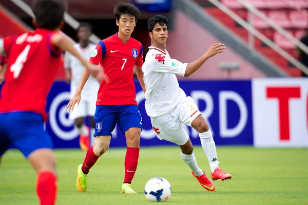 Чемпионат Таиланда по футболу среди молодёжных команд 2014 — стоковое фото
