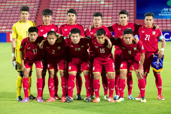 AFC U-16 Championship Thailand og Malaysia - Stock-foto